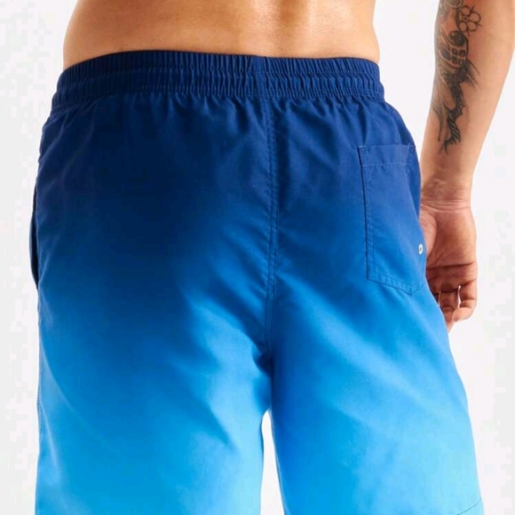 NWT XL Blue Mens Swim Trunks with Compression Liner - Picture 5 of 6